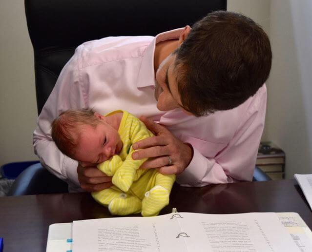 Gabriel Cotton’s first visit to his father, Tom Cotton’s office.